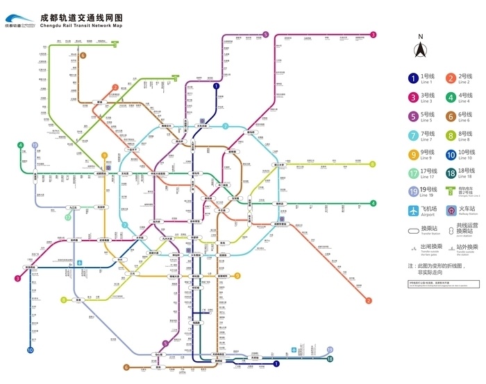 成都地铁线路图最新概览