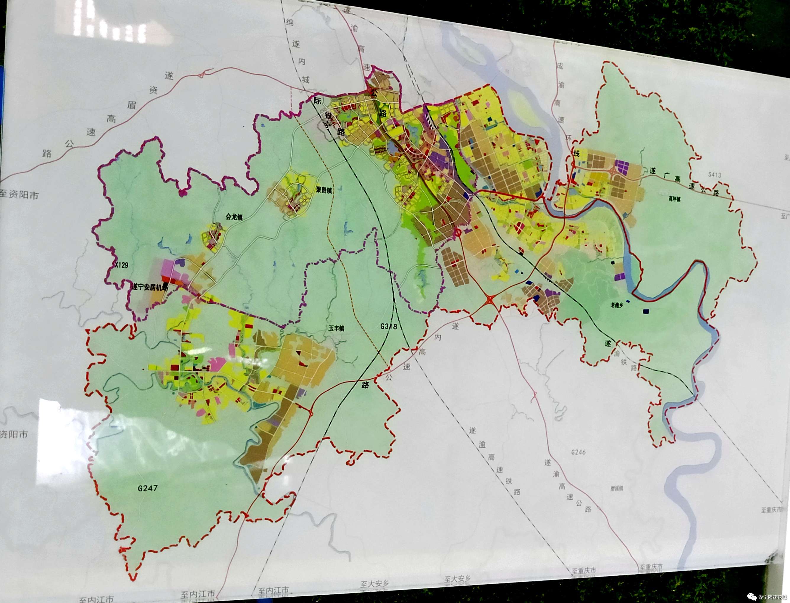遂宁城市发展的壮丽蓝图，最新规划图揭晓