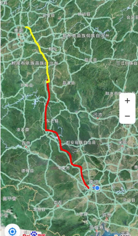 广西高速公路最新地图概览